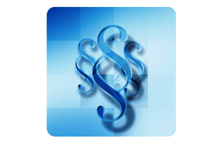 §-Symbol Kostenloses Bild von Pixabay Drei blaue Paragrafensymbole auf einem schattierten blauen Hintergrund.