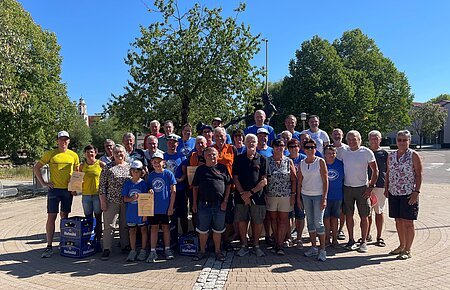 Stadtradeln 2026 - Siegerehrung & Gewinnübergabe Gruppenbild bei der Siegerehrung vom Stadtradeln 2026